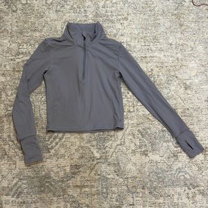 Paragon fitwear quarter zip gray size small